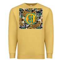Antique Gold gigi sunflower turquoise Premium Sweatshirt - Jasminsmagicworld
