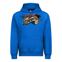 Cobalt patriotic drunk america Urban Hoodie - NancyCooperArtShop