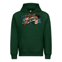 Forest Green patriotic drunk america Urban Hoodie - NancyCooperArtShop
