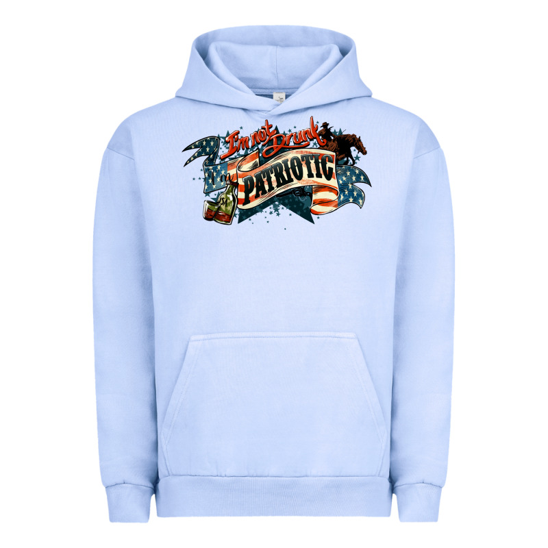 Patriotic Drunk America Urban Hoodie by NancyCooperArtShop | Teevron