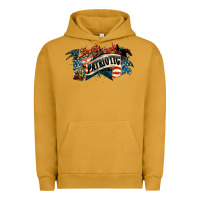 Pigment Peanut Butter patriotic drunk america Urban Hoodie - NancyCooperArtShop