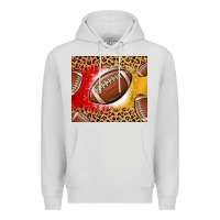 Team Color Red And Gold Football Premium Hoodie | Teevron