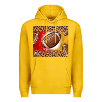 Lemon team color red and gold football Premium Hoodie - MaliasSmallBusiness