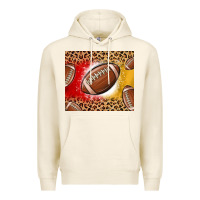 Tofu team color red and gold football Premium Hoodie - MaliasSmallBusiness