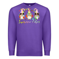 Purple summer vibes gnomes Premium Sweatshirt - Artiststas