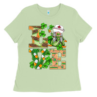 Matcha st.patricks nurse love gnomies Ladies Tee - BarkalooDesign