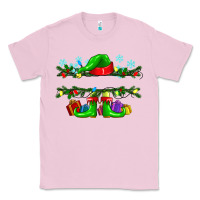 Bubblegum Pink custom name christmas elf Classic Tee - texasbilliewilder