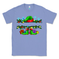 Colony Blue custom name christmas elf Classic Tee - texasbilliewilder