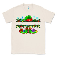 Natural custom name christmas elf Classic Tee - texasbilliewilder