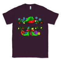Plum custom name christmas elf Classic Tee - texasbilliewilder