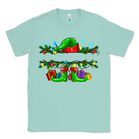 Seafoam custom name christmas elf Classic Tee - texasbilliewilder