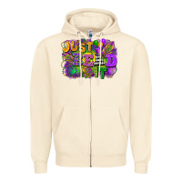 Sandshell just bead it Zipper Hoodie - FaDigitalArtStudio
