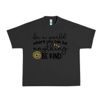 Pigment Black be kind Urban Heavy Tee - Unal Design