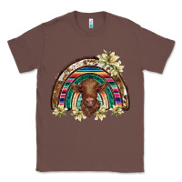 Chestnut scottish calf rainbow Classic Tee - BarkalooDesign