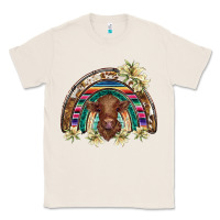 Natural scottish calf rainbow Classic Tee - BarkalooDesign