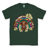 Sports Green scottish calf rainbow Classic Tee - BarkalooDesign