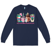 Navy cerified nursing assistant coffee cup Long Sleeve Tee - AdoDesignShop