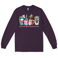 Plum cerified nursing assistant coffee cup Long Sleeve Tee - AdoDesignShop