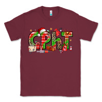 Burgundy christmas cpht pharmacy technician Classic Tee - texasbilliewilder