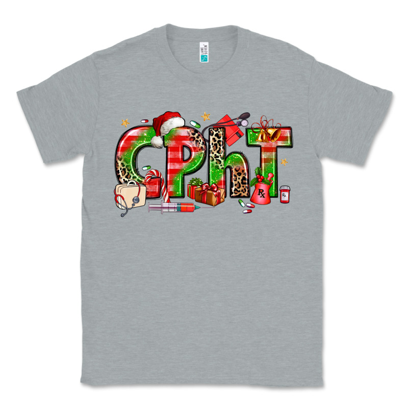 Christmas Cpht Pharmacy Technician Classic Tee by texasbilliewilder | Teevron