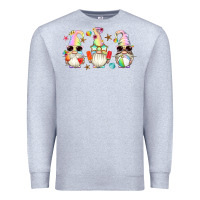 Heather Grey summer gnomes Premium Sweatshirt - Artiststas