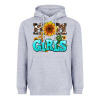 Heather Grey mom of girls Heavyweight Hoodie - AdoDesignShop