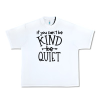 White kind be quiet Urban Heavy Tee - Unal Design