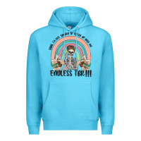 Ocean Blue endless tbr Premium Hoodie - MaliasSmallBusiness