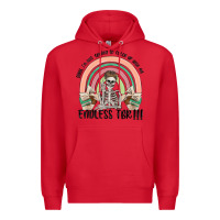 Red endless tbr Premium Hoodie - MaliasSmallBusiness