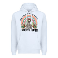 White endless tbr Premium Hoodie - MaliasSmallBusiness