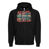 Black sweet summer time Zipper Hoodie - SublimationCraftShop