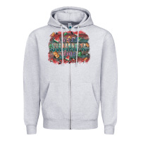 Heather Grey sweet summer time Zipper Hoodie - SublimationCraftShop