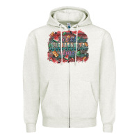 Oatmeal Heather sweet summer time Zipper Hoodie - SublimationCraftShop