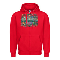 Red sweet summer time Zipper Hoodie - SublimationCraftShop