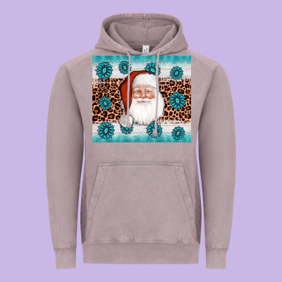 Santa Gemstone Vintage Hoodie Designed By Adodesignshop