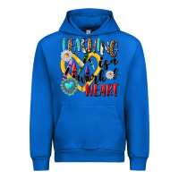 Cobalt teaching is a work of heart Urban Hoodie - NancyCooperArtShop