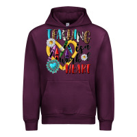 Mauve Wine teaching is a work of heart Urban Hoodie - NancyCooperArtShop