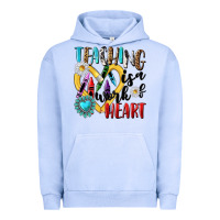 Teaching Is A Work Of Heart Urban Hoodie | Teevron