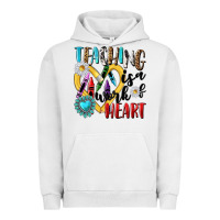 Pigment Lunar Rock teaching is a work of heart Urban Hoodie - NancyCooperArtShop