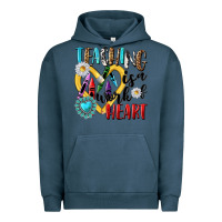 Pigment Midnight Navy teaching is a work of heart Urban Hoodie - NancyCooperArtShop
