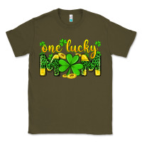 Army Green one lucky mom Classic Tee - Zillion Design Studio
