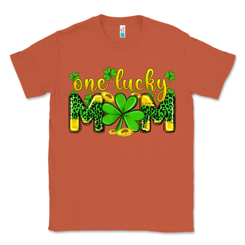 One Lucky Mom Classic Tee by Zillion Design Studio | Teevron