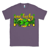 Lavender one lucky mom Classic Tee - Zillion Design Studio