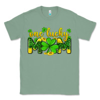 Sage one lucky mom Classic Tee - Zillion Design Studio