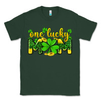 Sports Green one lucky mom Classic Tee - Zillion Design Studio