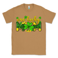 Toasted Coconut one lucky mom Classic Tee - Zillion Design Studio