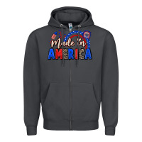 Smoke Made in America 4th of july Zipper Hoodie - CowGirlArtShop