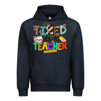 Navy tired as a teacher Urban Hoodie - NancyCooperArtShop