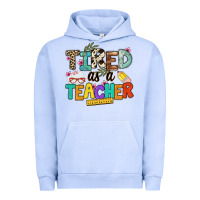 Pigment Grape Ice tired as a teacher Urban Hoodie - NancyCooperArtShop