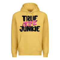 Antique Gold true crime junkie Premium Hoodie - MaliasSmallBusiness